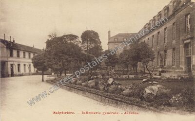 Carte postale ancienne La Salpetriere — Paris 13e (Paris)