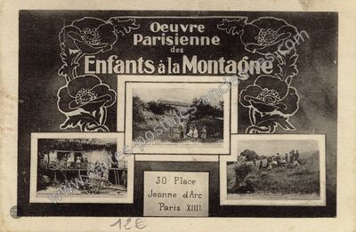 Carte postale ancienne Oeuvre Parisienne — Paris 13e (Paris)