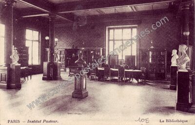 Carte postale ancienne institut pasteur — Paris 15e (Paris)