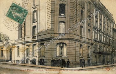 Carte postale ancienne rue blomet — Paris 15e (Paris)