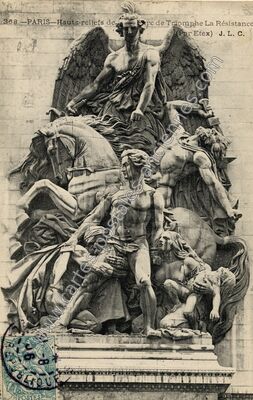 Carte postale ancienne Arc de Triomphe — Paris 16e (Paris)