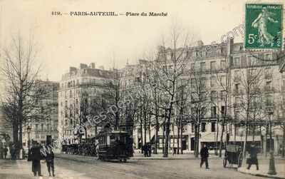 Carte postale ancienne auteuil — Paris 16e (Paris)