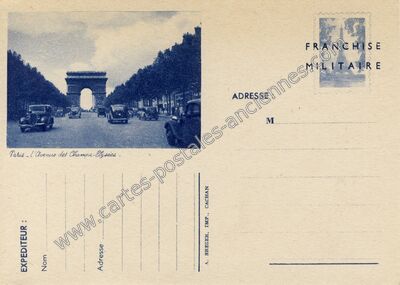 Carte postale ancienne Champs Elysees — Paris 16e (Paris)