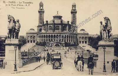 Carte postale ancienne Le Trocadero — Paris 16e (Paris)