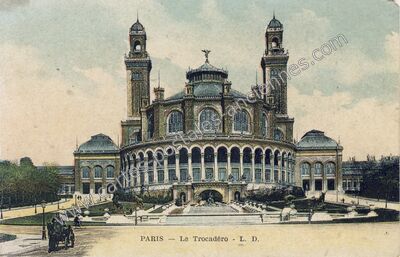 Carte postale ancienne Le Trocadero — Paris 16e (Paris)