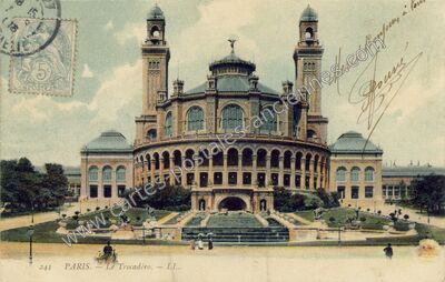 Carte postale ancienne Le Trocadero — Paris 16e (Paris)