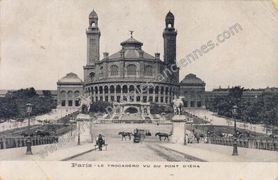 Carte postale ancienne Le Trocadero — Paris 16e (Paris)