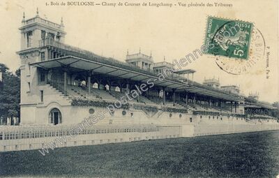 Carte postale ancienne Longchamp — Paris 16e (Paris)