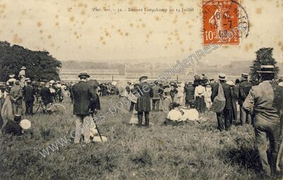 Carte postale ancienne Longchamp — Paris 16e (Paris)