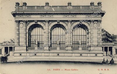 Carte postale ancienne Musee Galliera — Paris 16e (Paris)