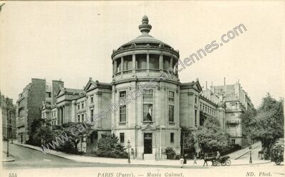 Carte postale ancienne Musee Guimet — Paris 16e (Paris)