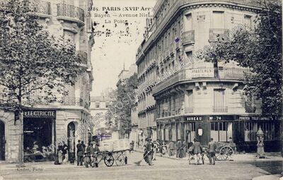 Carte postale ancienne Avenue Niel — Paris 17e (Paris)