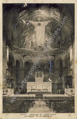 Carte postale ancienne Basilique du Sacre Coeur — Paris 18e (Paris)