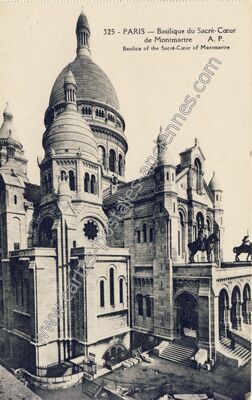 Carte postale ancienne Basilique du Sacre Coeur — Paris 18e (Paris)