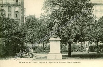 Carte postale ancienne Square des Epinettes — Paris 17e (Paris)