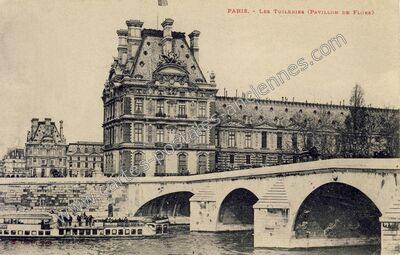 Carte postale ancienne Pavillon de Flore — Paris 1e (Paris)