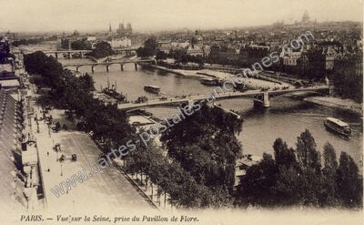 Carte postale ancienne Panorama — Paris 1e (Paris)