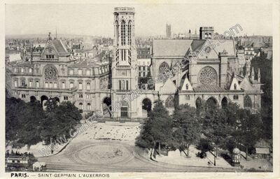 Carte postale ancienne St Germain l'Auxerrois — Paris 1e (Paris)