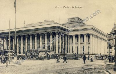 Carte postale ancienne La Bourse — Paris 2e (Paris)