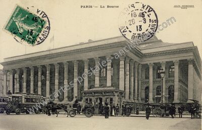 Carte postale ancienne La Bourse — Paris 2e (Paris)