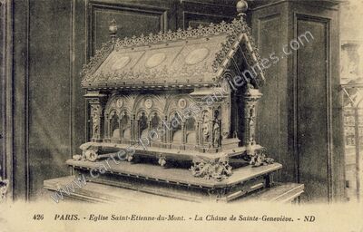 Carte postale ancienne Eglise St Etienne du Mont — Paris 5e (Paris)