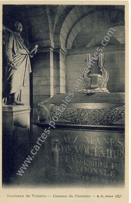 Carte postale ancienne Le Pantheon — Paris 5e (Paris)