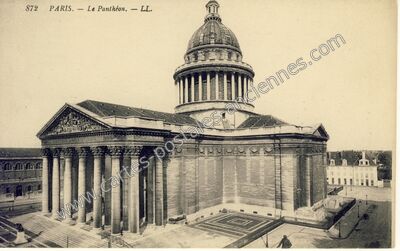 Carte postale ancienne Le Pantheon — Paris 5e (Paris)