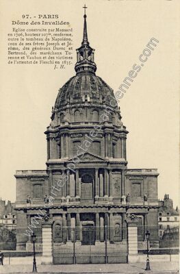 Carte postale ancienne Les Invalides — Paris 7e (Paris)