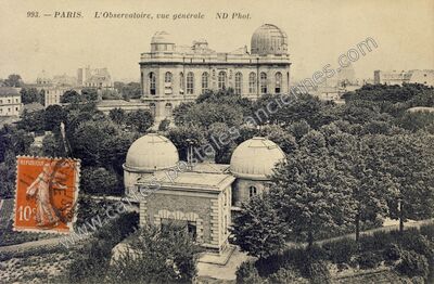 Carte postale ancienne Observatoire de Paris — Paris 14e (Paris)
