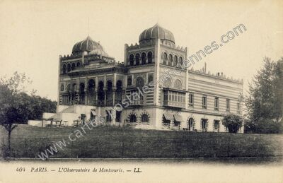 Carte postale ancienne Observatoire Montsouris — Paris 14e (Paris)