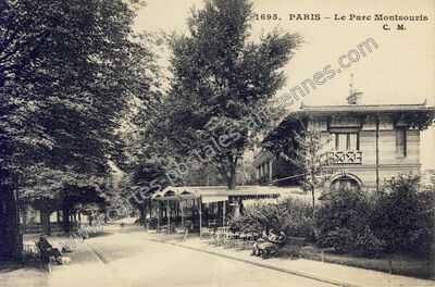 Carte postale ancienne Parc Montsouris — Paris 14e (Paris)