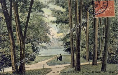 Carte postale ancienne Lac St James — Paris 16e (Paris)