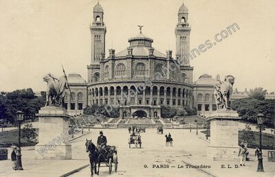 Carte postale ancienne Le Trocadero — Paris 16e (Paris)