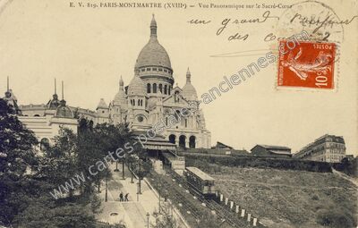 Carte postale ancienne montmartre — Paris 18e (Paris)