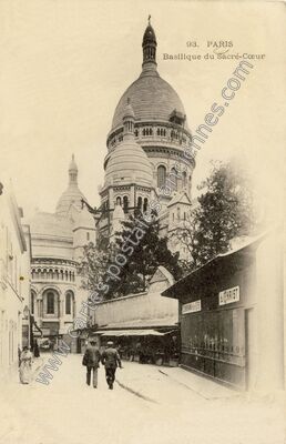 Carte postale ancienne Sacre Coeur — Paris 18e (Paris)