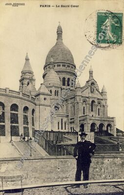 Carte postale ancienne Sacre Coeur — Paris 18e (Paris)