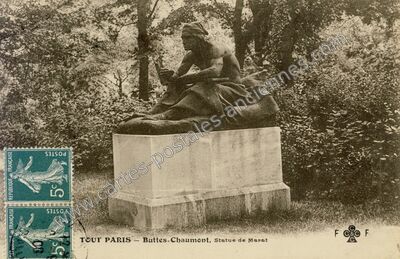 Carte postale ancienne Parc des Buttes Chaumont — Paris 19e (Paris)