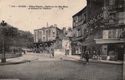 Carte postale ancienne Place Pigalle — Paris 18e (Paris)