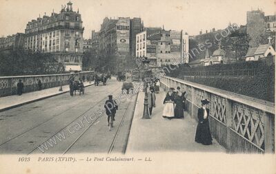 Carte postale ancienne Pont Caulaincourt — Paris 18e (Paris)