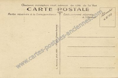 Carte postale ancienne Arriere L'Morand — Non Localisée (Haute-Savoie)