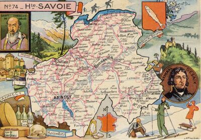 Carte postale ancienne Haute Savoie — Non Localisée (Haute-Savoie)