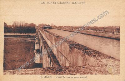 Carte postale ancienne Agen — Abondance (Haute-Savoie)