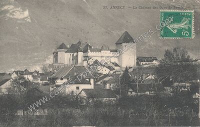 Carte postale ancienne Le Château des Ducs de Savoie — Annecy (Haute-Savoie)