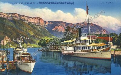 Carte postale ancienne Lac d'Annecy — Annecy (Haute-Savoie)