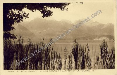Carte postale ancienne Lac d'Annecy — Annecy (Haute-Savoie)