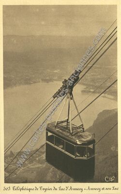 Carte postale ancienne Lac d'Annecy — Annecy (Haute-Savoie)