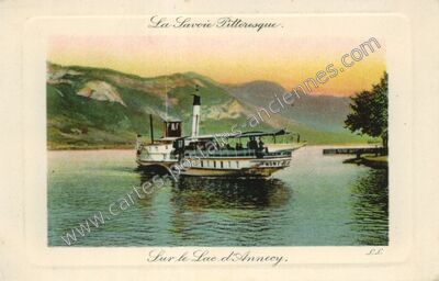 Carte postale ancienne Lac d'Annecy — Annecy-le-Vieux (Haute-Savoie)