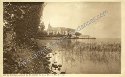 Carte postale ancienne St Joseph du Lac — Chens-sur-Léman (Haute-Savoie)