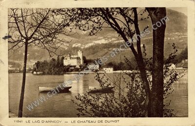Carte postale ancienne Chateau de Duingt — Duingt (Haute-Savoie)