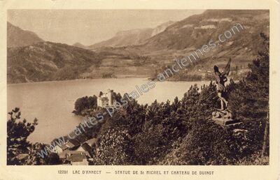 Carte postale ancienne Chateau de Duingt — Duingt (Haute-Savoie)